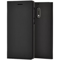 Coque folio noire pour Nokia 5