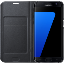 Etui Samsung LED View Noir pour Galaxy S7 Edge