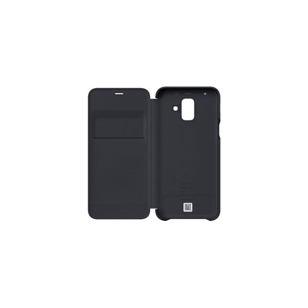 Etui Samsung Flip Wallet Noir pour Galaxy A6