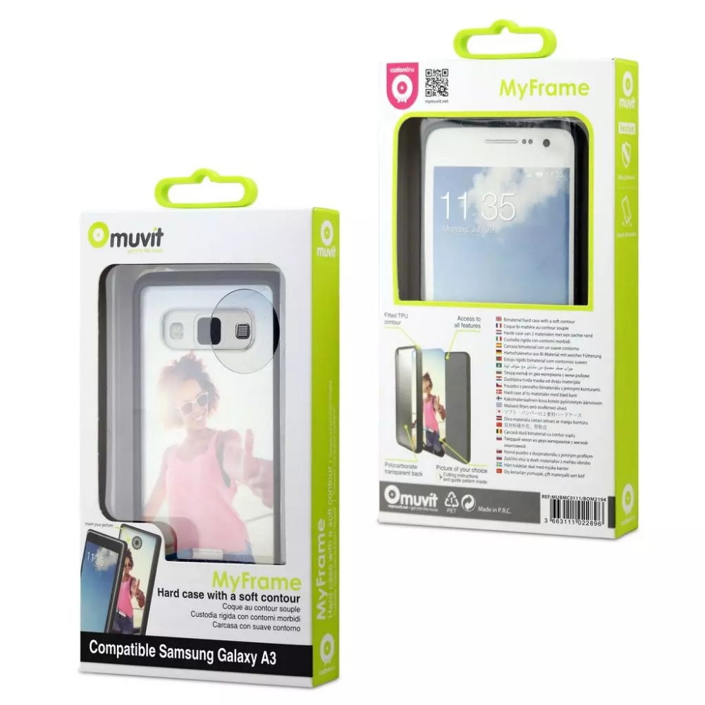 Coque bi-matière pour Samsung Galaxy A3