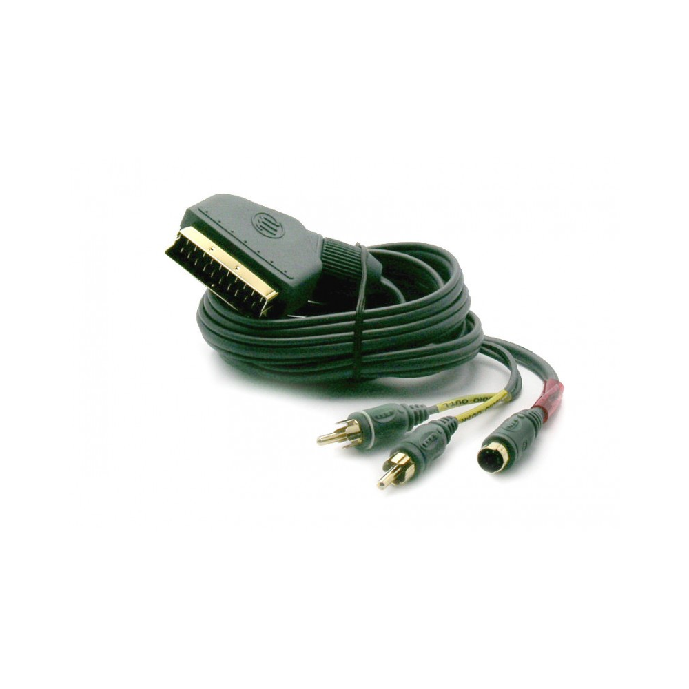 Câble péritel 2 RCA audio mâle Y/C mâle vidéo IN 1,5 m