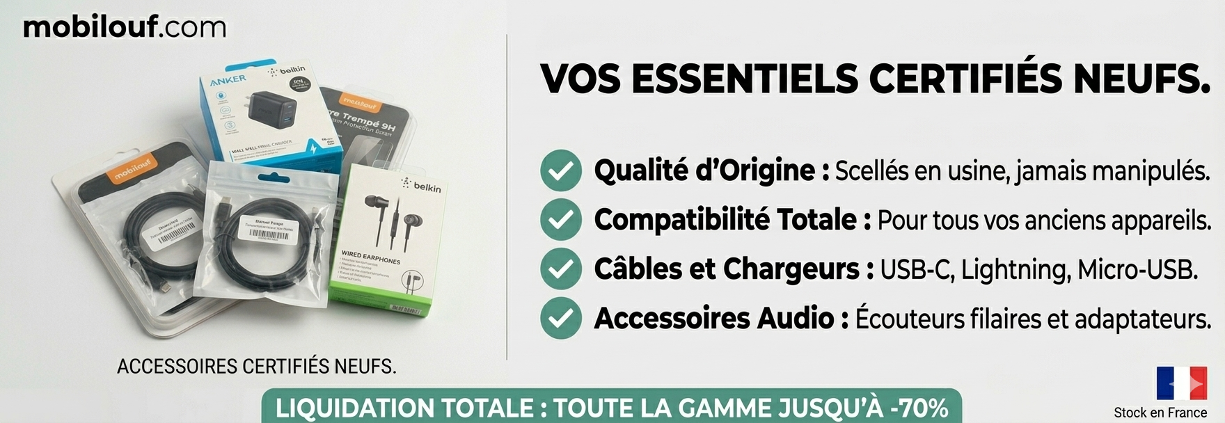 Chargeur téléphone portable